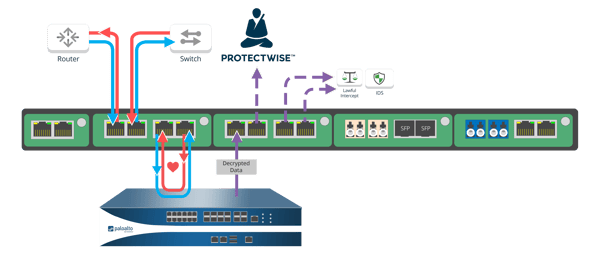 1U network flow with Palo Alto networks and Protectwise