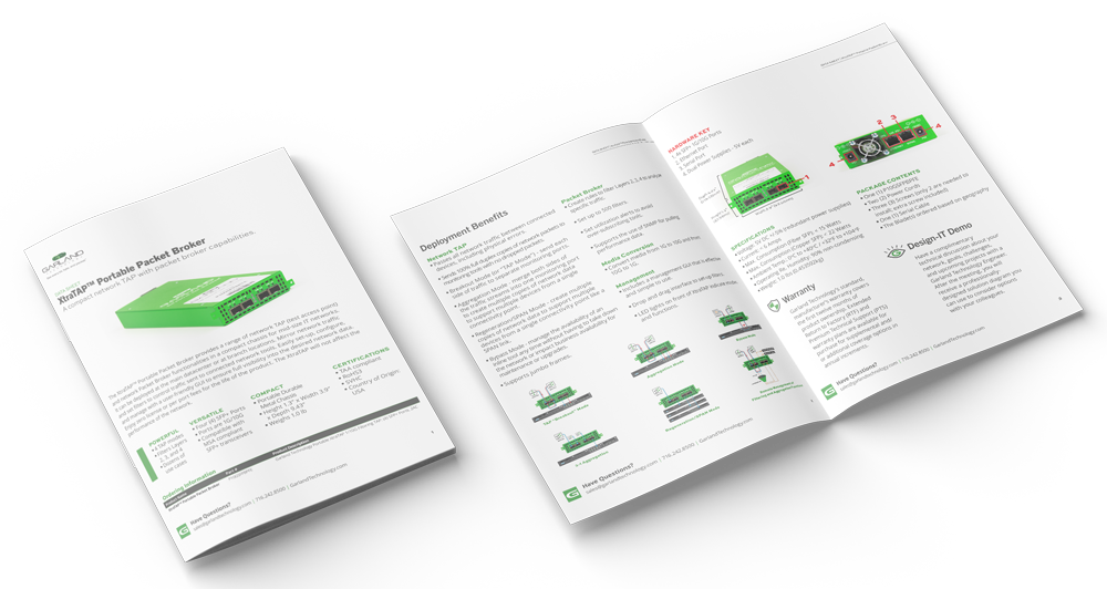XtraTAP-Portable-P10GSFPBPFE-Datasheet