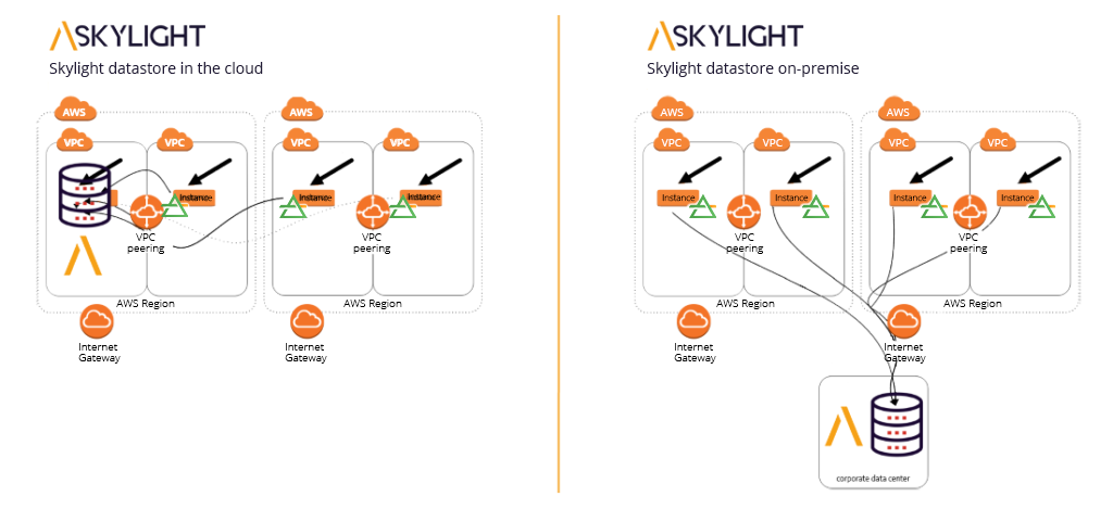 Accedian Cloud Skylight diagram