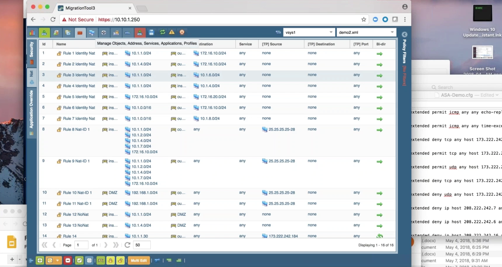 Tips for Network Security Appliance deployment and migration