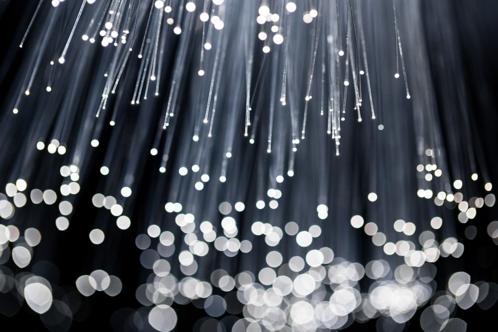 Fiber optic strands bundled together-1