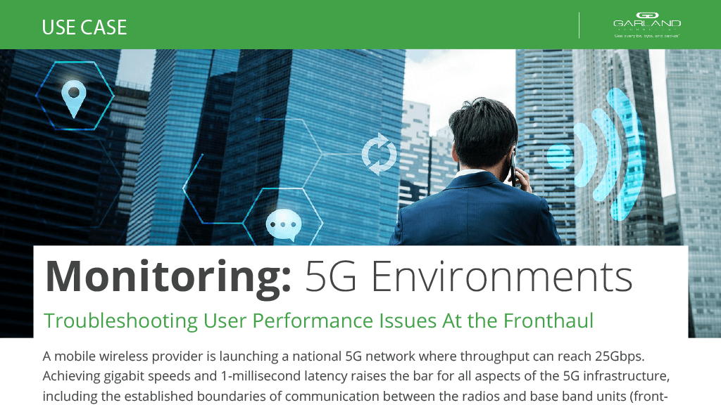 Case Study: Monitoring 5G Environments