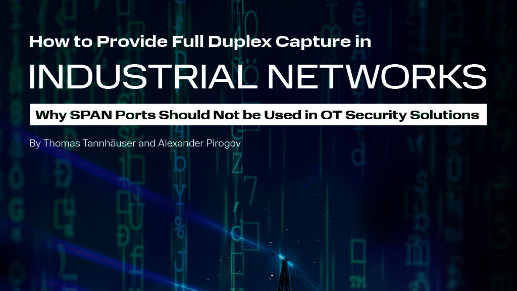 Industrial Full Duplex Capture in Industrial Networks