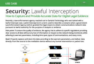 Case Study: Lawful Intercept