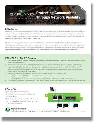 Case Study: Ensuring Community Safety Through Enhanced Network Visibility in the Waste Management Industry