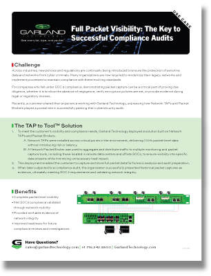 Case Study: How Full Visibility Can Lead to a Successful Compliance Audits