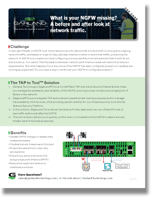 Case Study: What is your NGFW missing?  A before and after look at  network traffic.