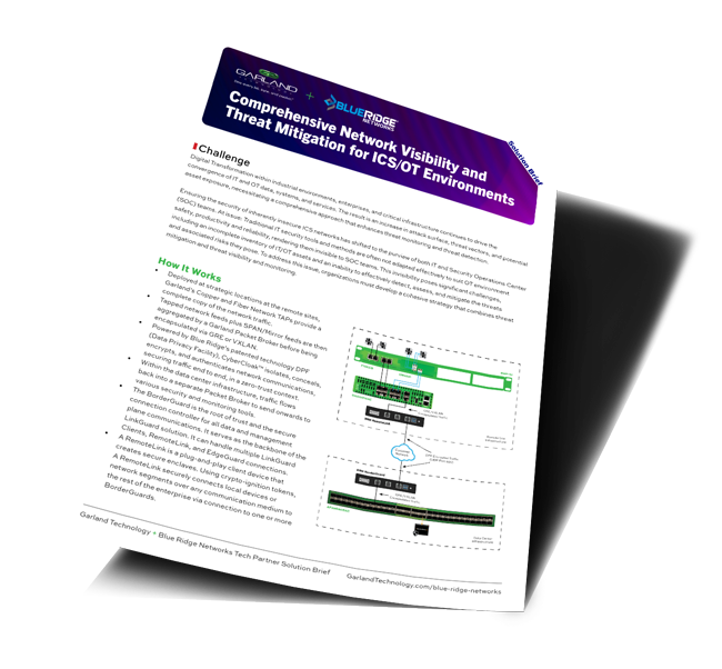 Blue Ridge Networks Solution Brief Preview